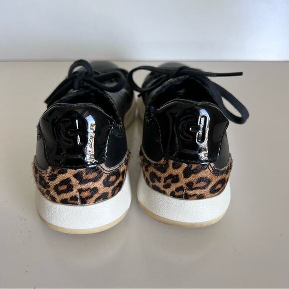 Cole Haan GP Leather & Cow Hair Tennis Sneakers - Picture 6 of 13